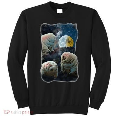Tardigrades Howling At Moon Funny Tardigrade Lovers Costume Sweatshirt
