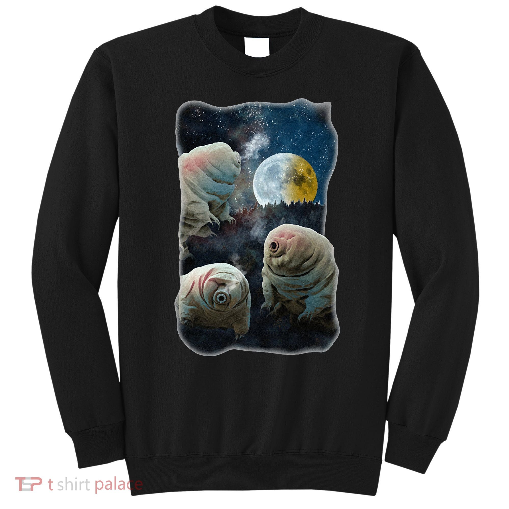 Tardigrades Howling At Moon Funny Tardigrade Lovers Costume Sweatshirt