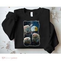 Tardigrades Howling At Moon Funny Tardigrade Lovers Costume Sweatshirt thumb 2