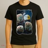 Tardigrades Howling At Moon Funny Tardigrade Lovers Costume T-Shirt thumb 3