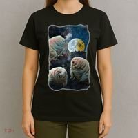 Tardigrades Howling At Moon Funny Tardigrade Lovers Costume T-Shirt thumb 4