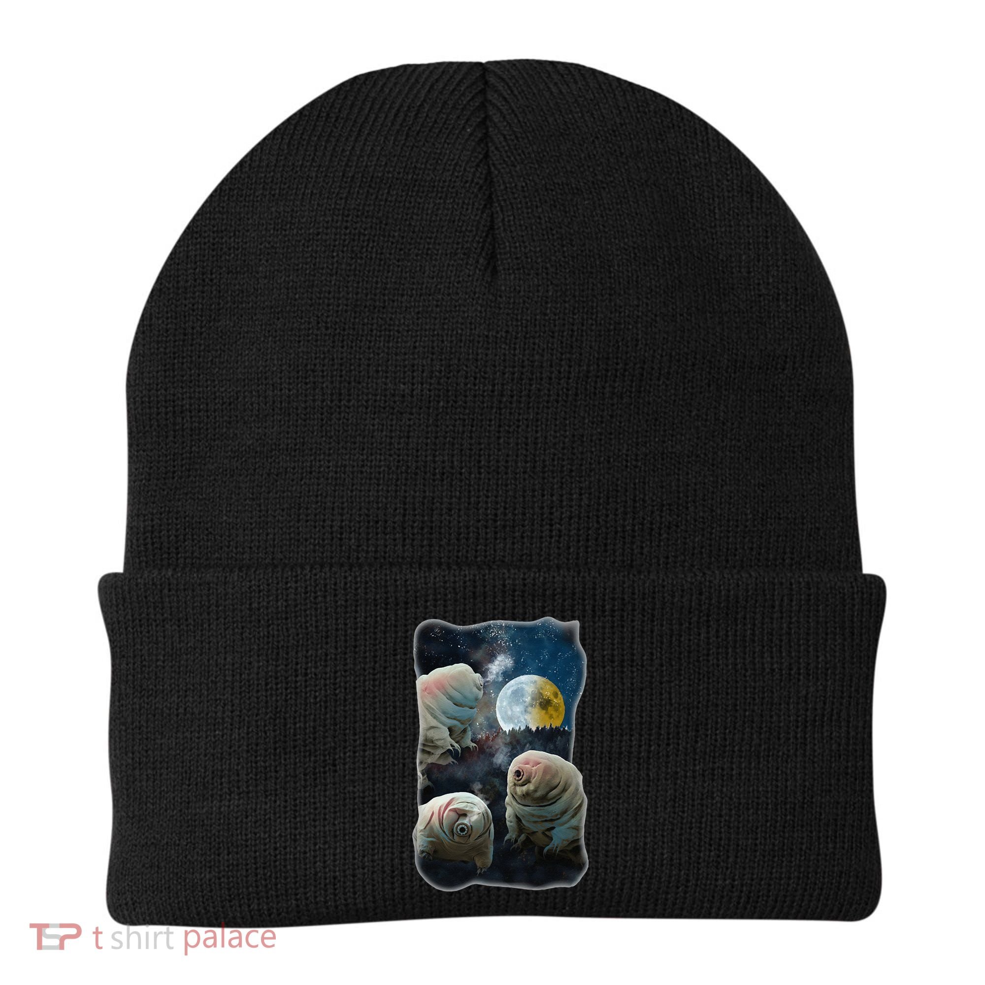 Tardigrades Howling At Moon Funny Tardigrade Lovers Costume Beanie