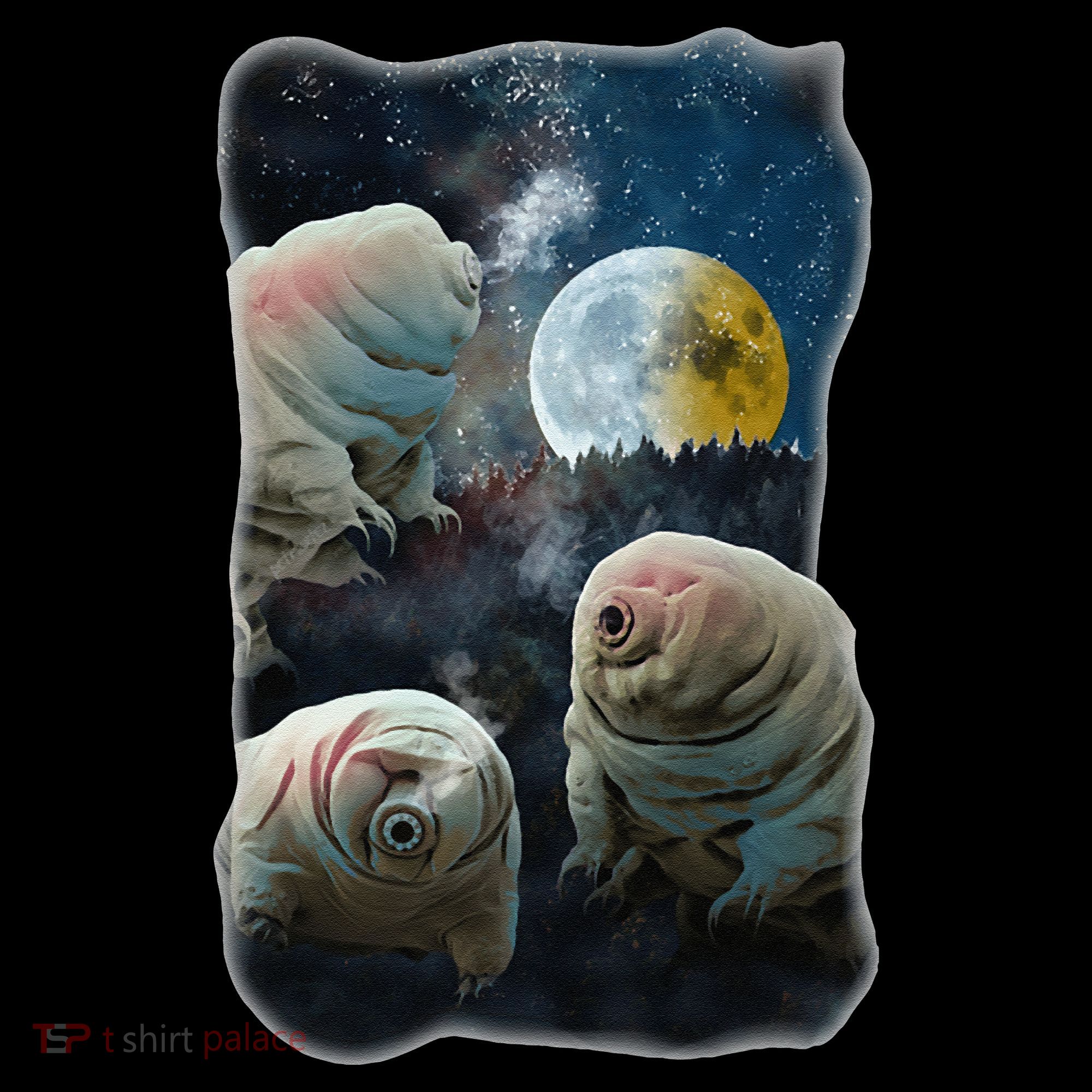Tardigrades Howling At Moon Funny Tardigrade Lovers Costume Women's Hoodie