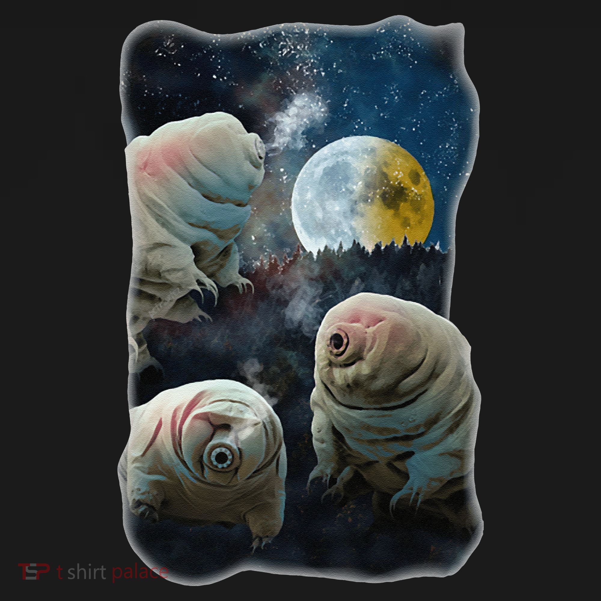 Tardigrades Howling At Moon Funny Tardigrade Lovers Costume Women's Tank Top