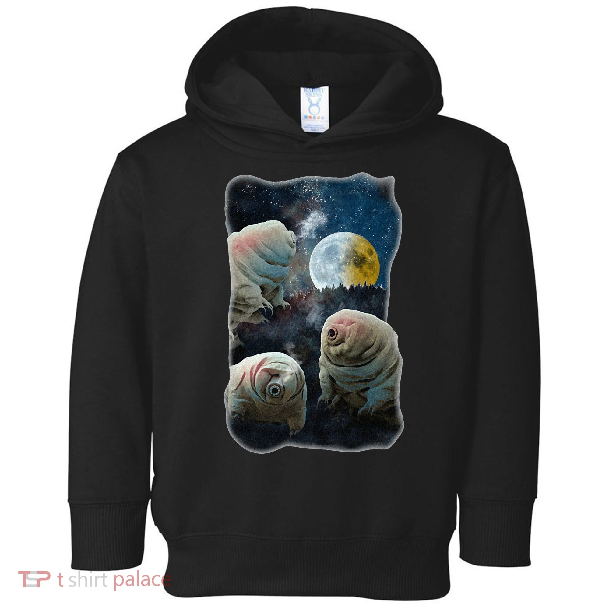Tardigrades Howling At Moon Funny Tardigrade Lovers Costume Toddler Hoodie