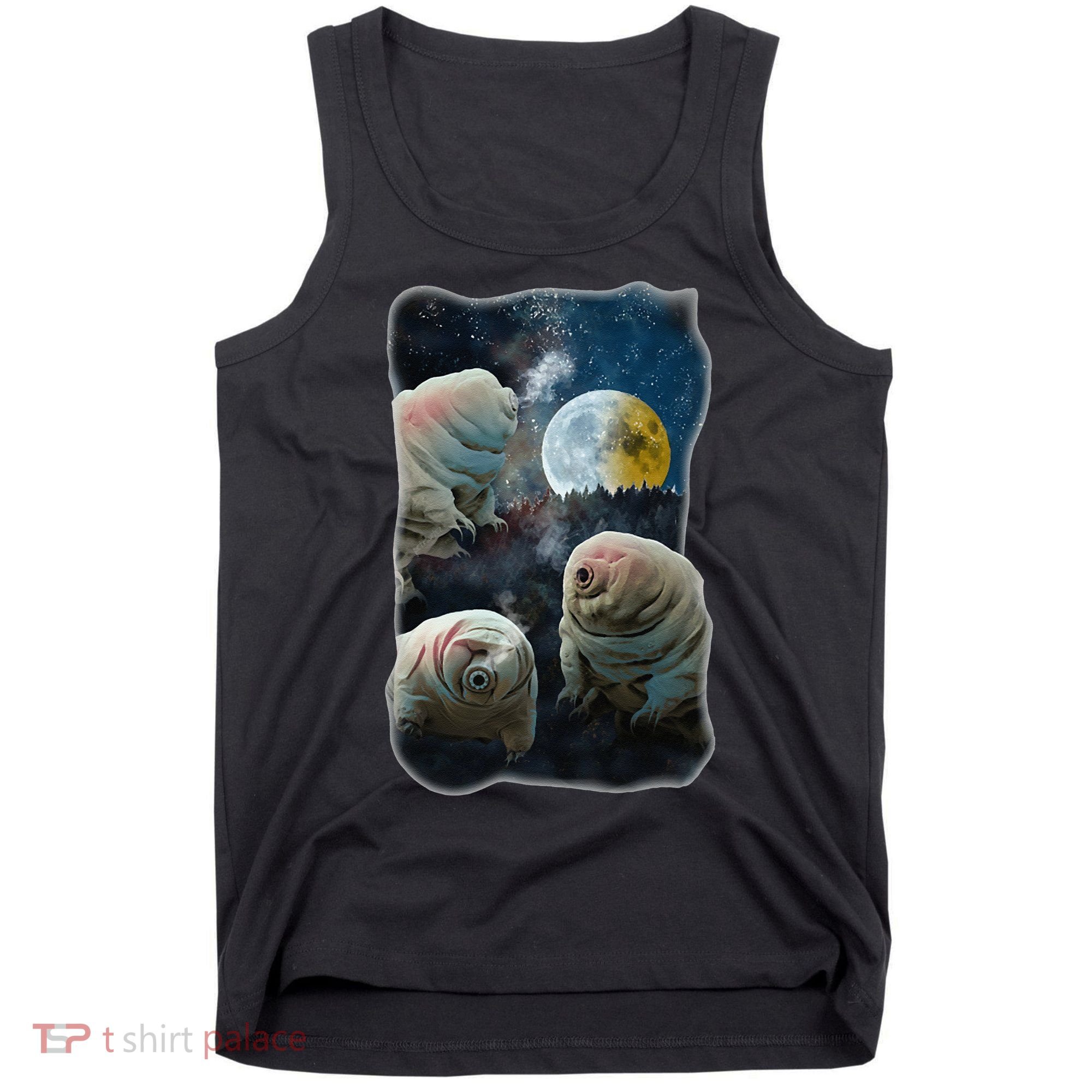 Tardigrades Howling At Moon Funny Tardigrade Lovers Costume Tank Top