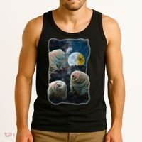 Tardigrades Howling At Moon Funny Tardigrade Lovers Costume Tank Top thumb 3