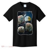 Tardigrades Howling At Moon Funny Tardigrade Lovers Costume Kids T-Shirt thumb 0
