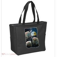 Tardigrades Howling At Moon Funny Tardigrade Lovers Costume Tote Bag thumb 2