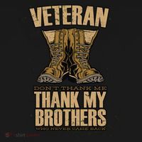 Thank My Brothers Veteran Boots Women's T-Shirt thumb 6