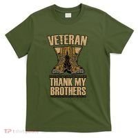 Thank My Brothers Veteran Boots T-Shirt thumb 0