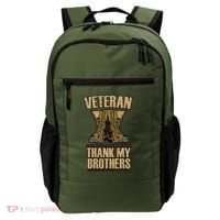Thank My Brothers Veteran Boots Backpack thumb 0