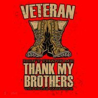 Thank My Brothers Veteran Boots Santa Hat thumb 1