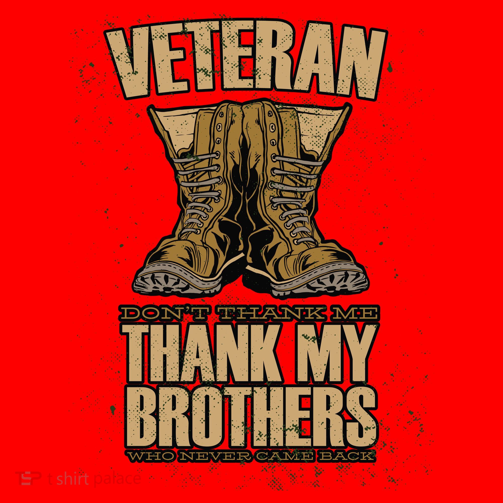Thank My Brothers Veteran Boots Santa Hat