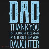 Thank You Dad For Teaching Me To Be A Man Backpack thumb 2