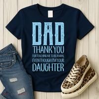 Thank You Dad For Teaching Me To Be A Man Women's T-Shirt thumb 3