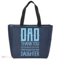 Thank You Dad For Teaching Me To Be A Man Tote Bag thumb 0