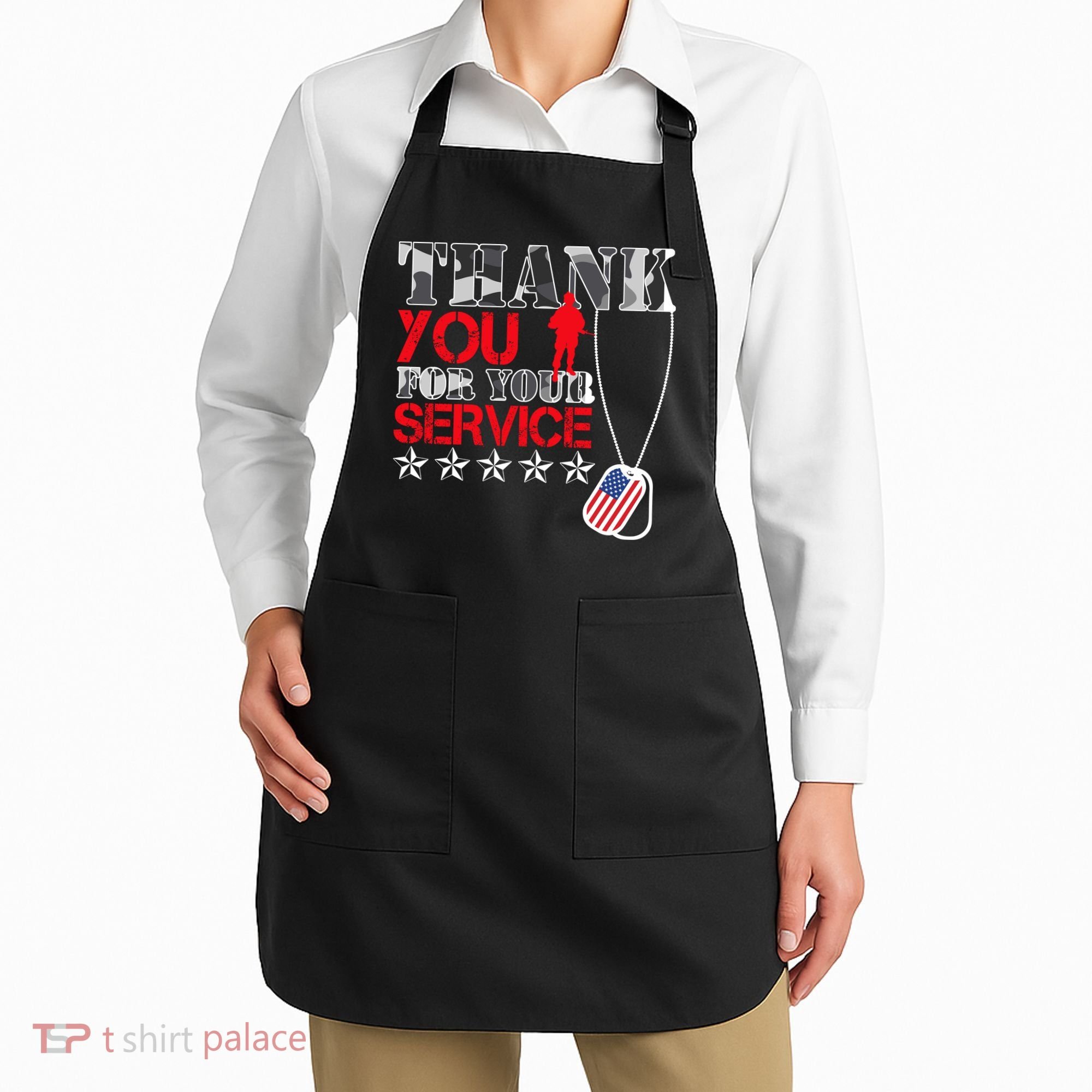 Thank You For Your Service Apron