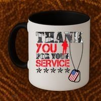 Thank You For Your Service Coffee Mug thumb 2