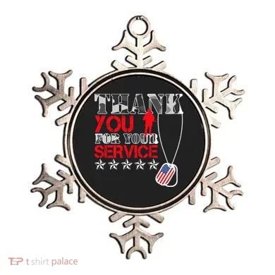 Thank You For Your Service Ornament