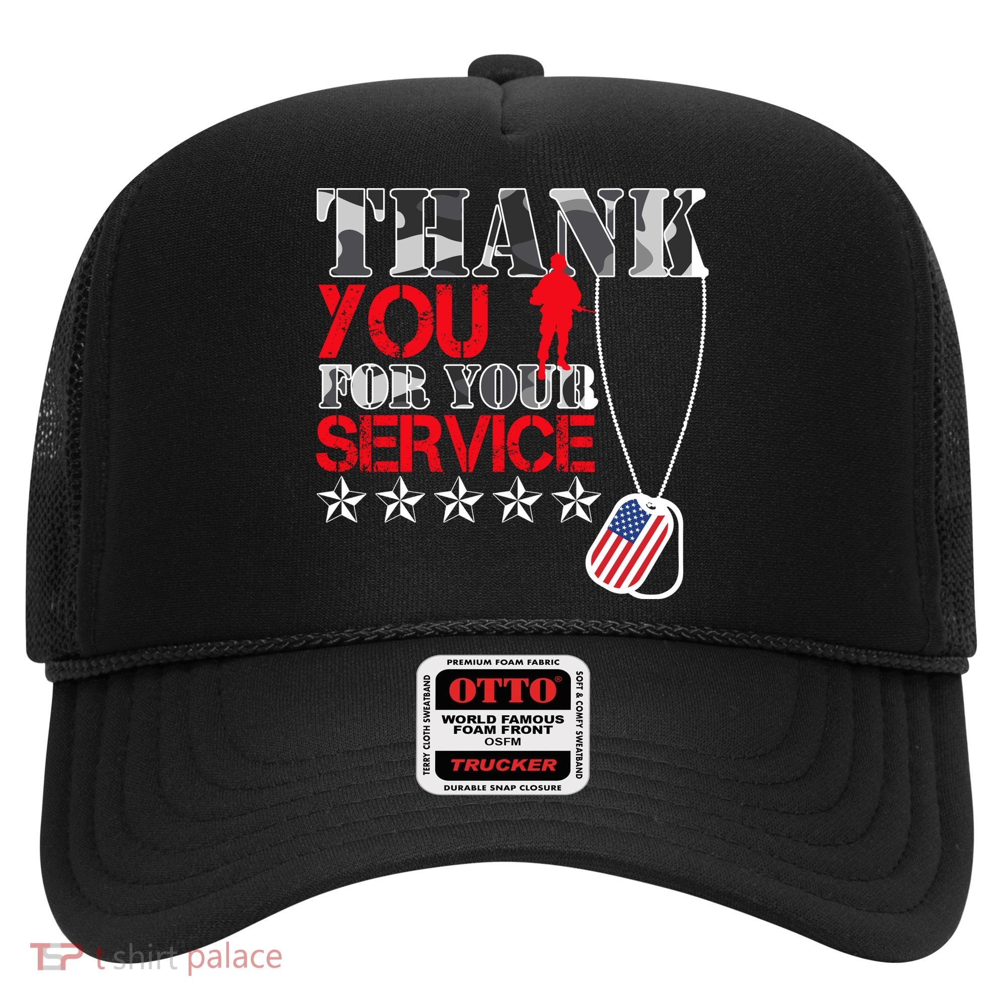 Thank You For Your Service Hat