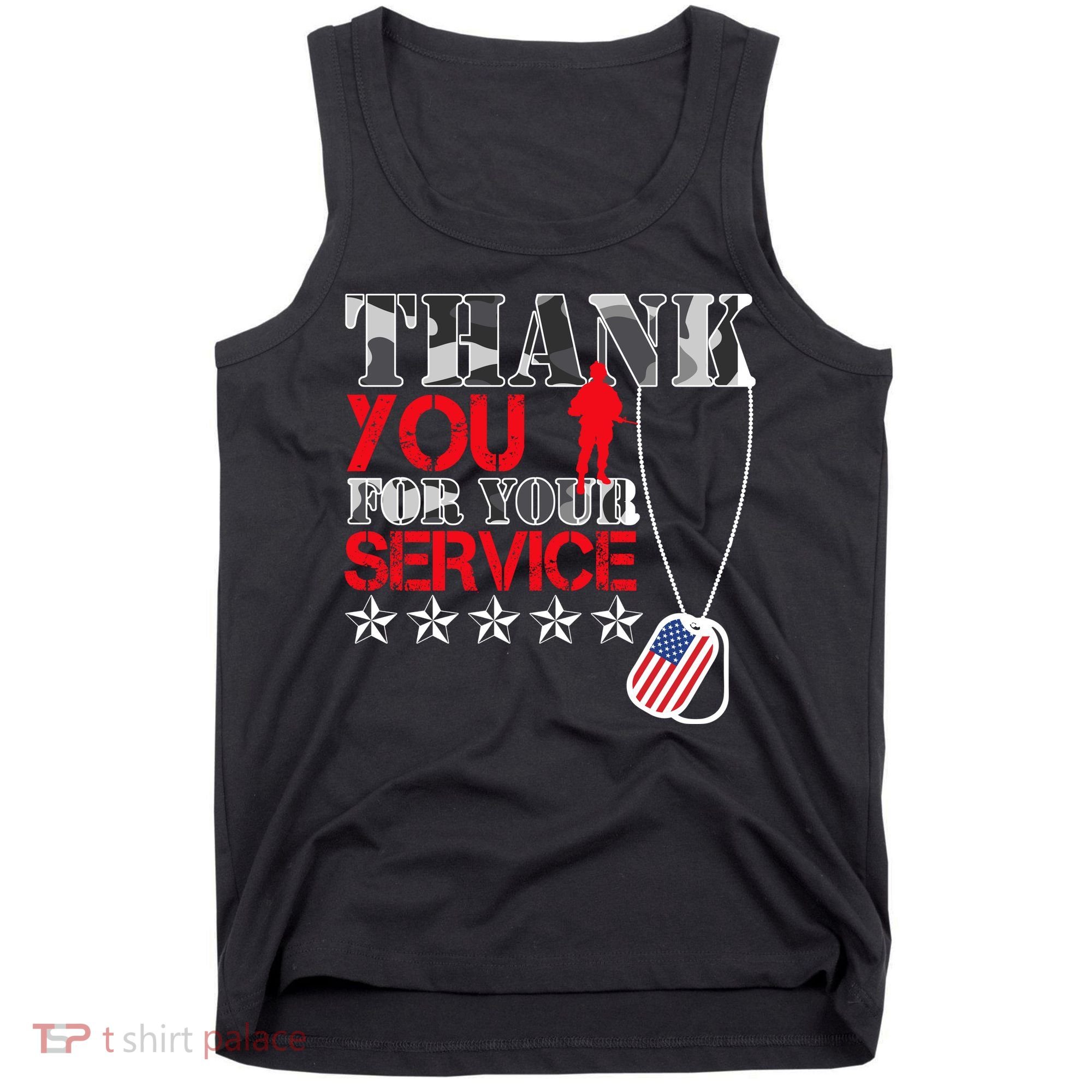 Thank You For Your Service Tank Top
