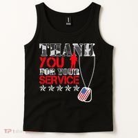 Thank You For Your Service Tank Top thumb 2