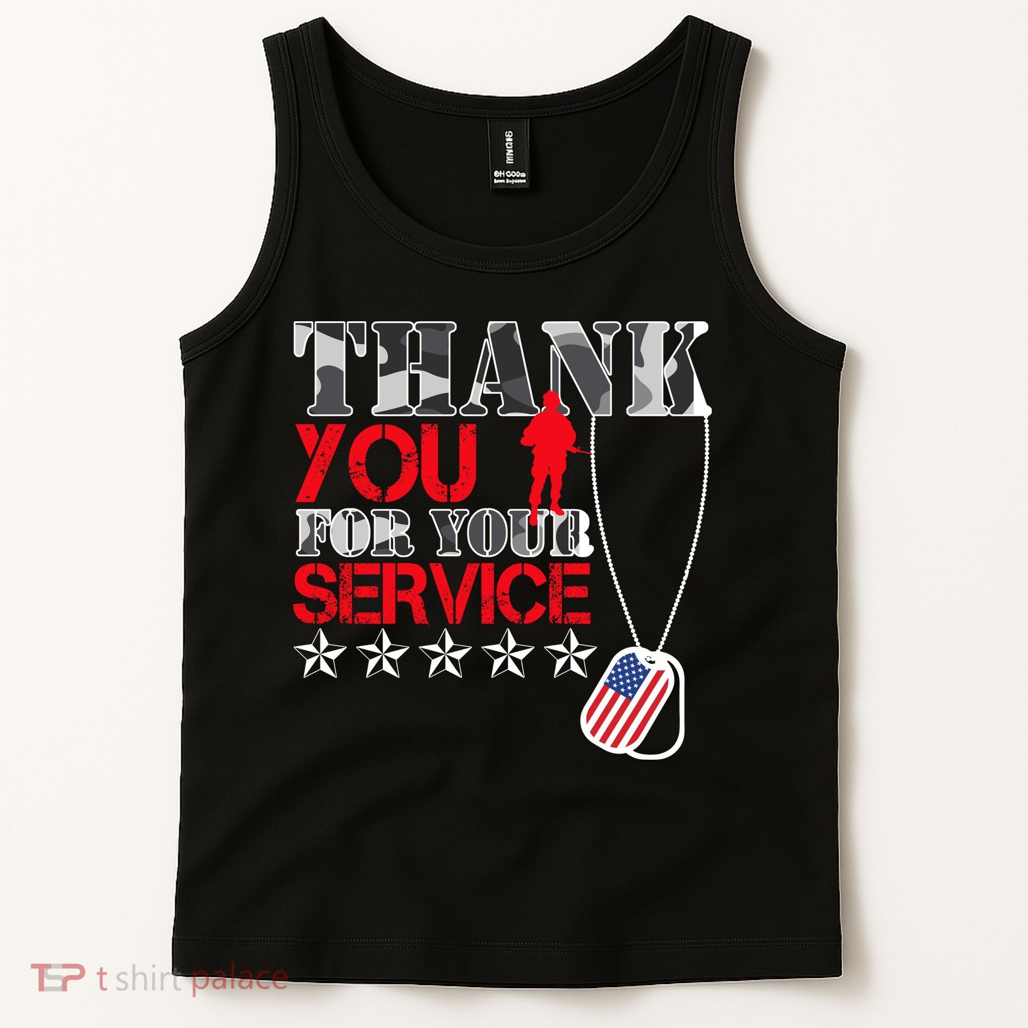 Thank You For Your Service Tank Top