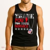 Thank You For Your Service Tank Top thumb 3