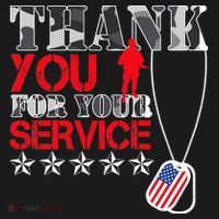 Thank You For Your Service Tank Top thumb 6