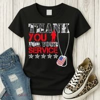 Thank You For Your Service Women's T-Shirt thumb 3