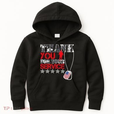 Thank You For Your Service Kids Hoodie