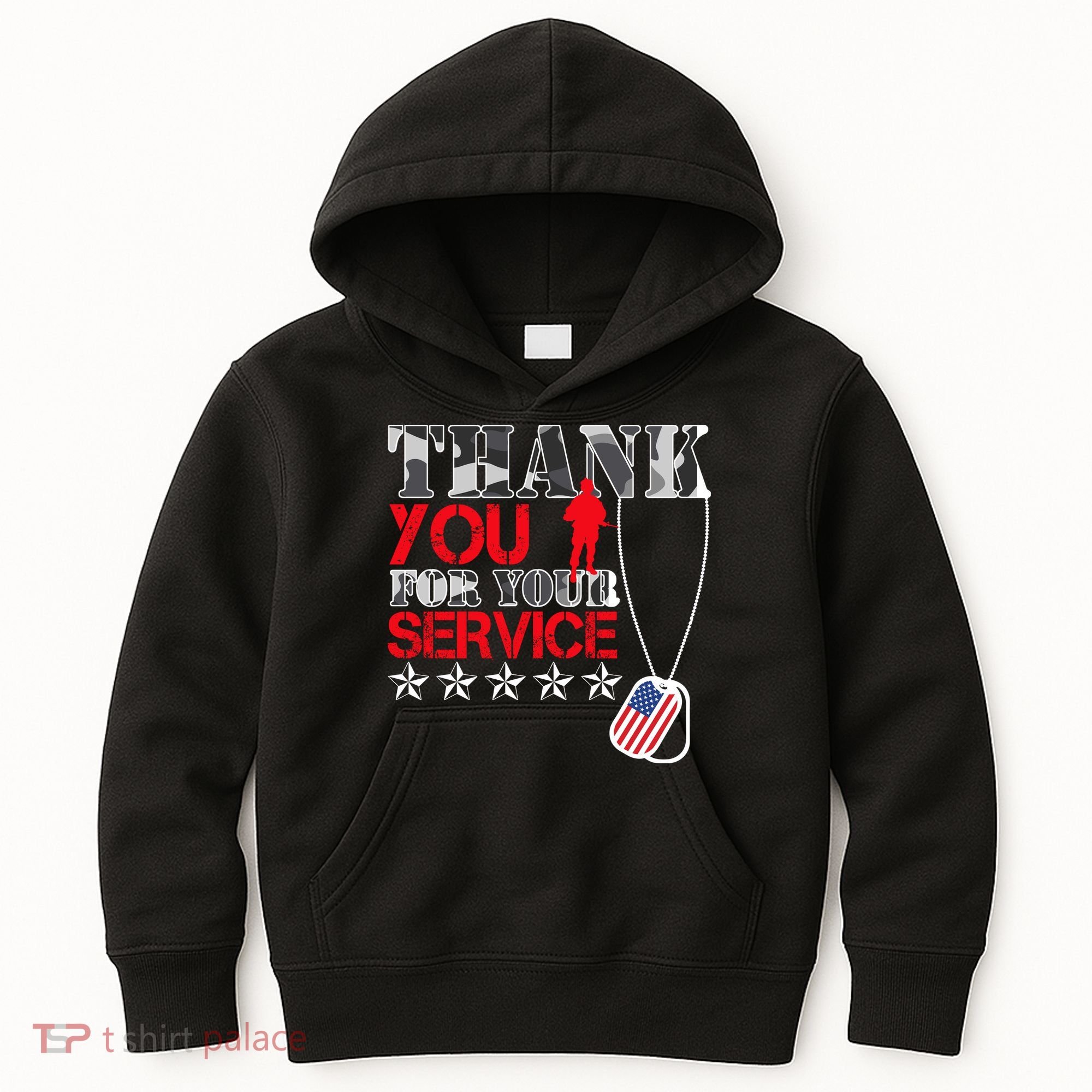 Thank You For Your Service Kids Hoodie