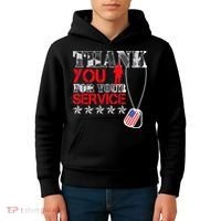Thank You For Your Service Kids Hoodie thumb 4