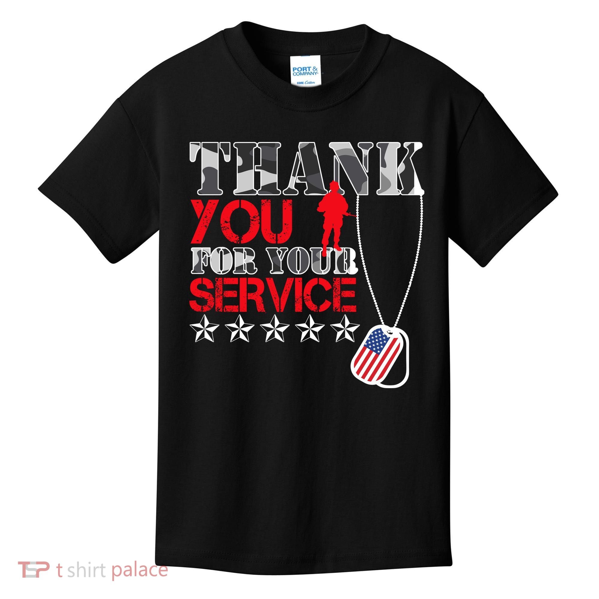 Thank You For Your Service Kids T-Shirt