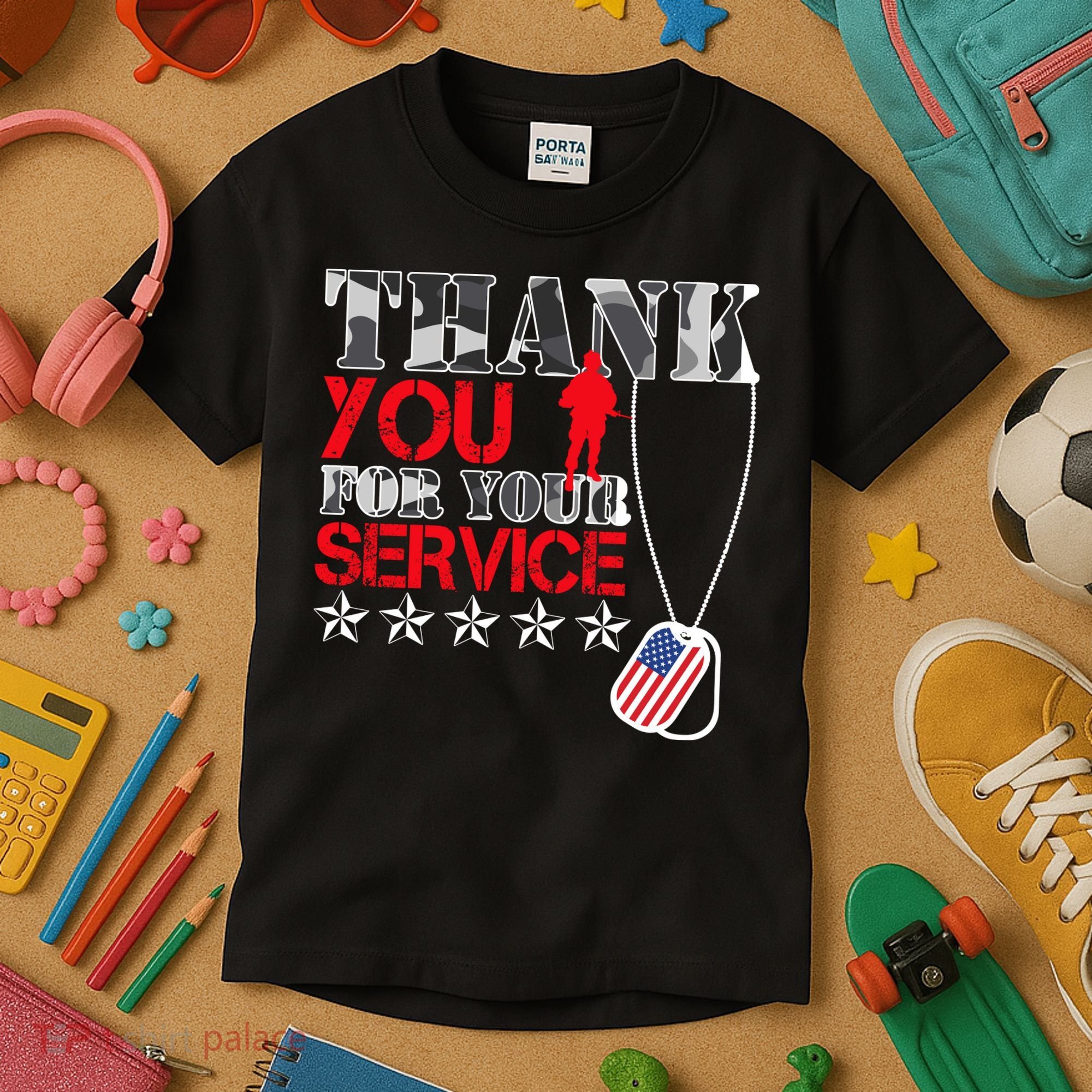 Thank You For Your Service Kids T-Shirt