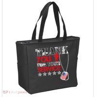 Thank You For Your Service Tote Bag thumb 2