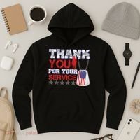 Thank You For Your Service Veterans Day Hoodie thumb 3