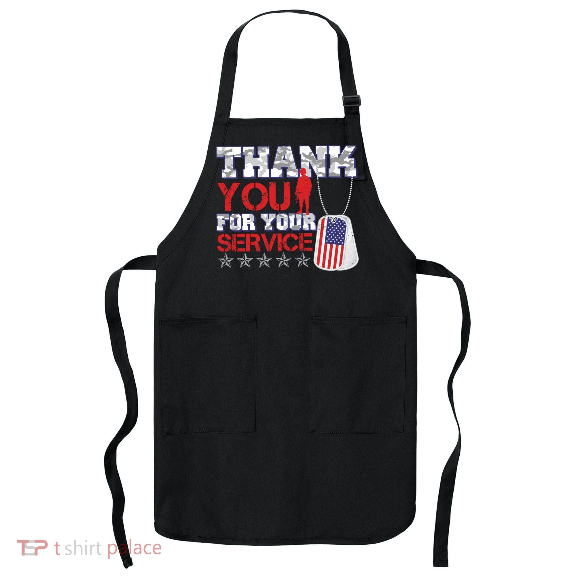 Thank You For Your Service Veterans Day Apron