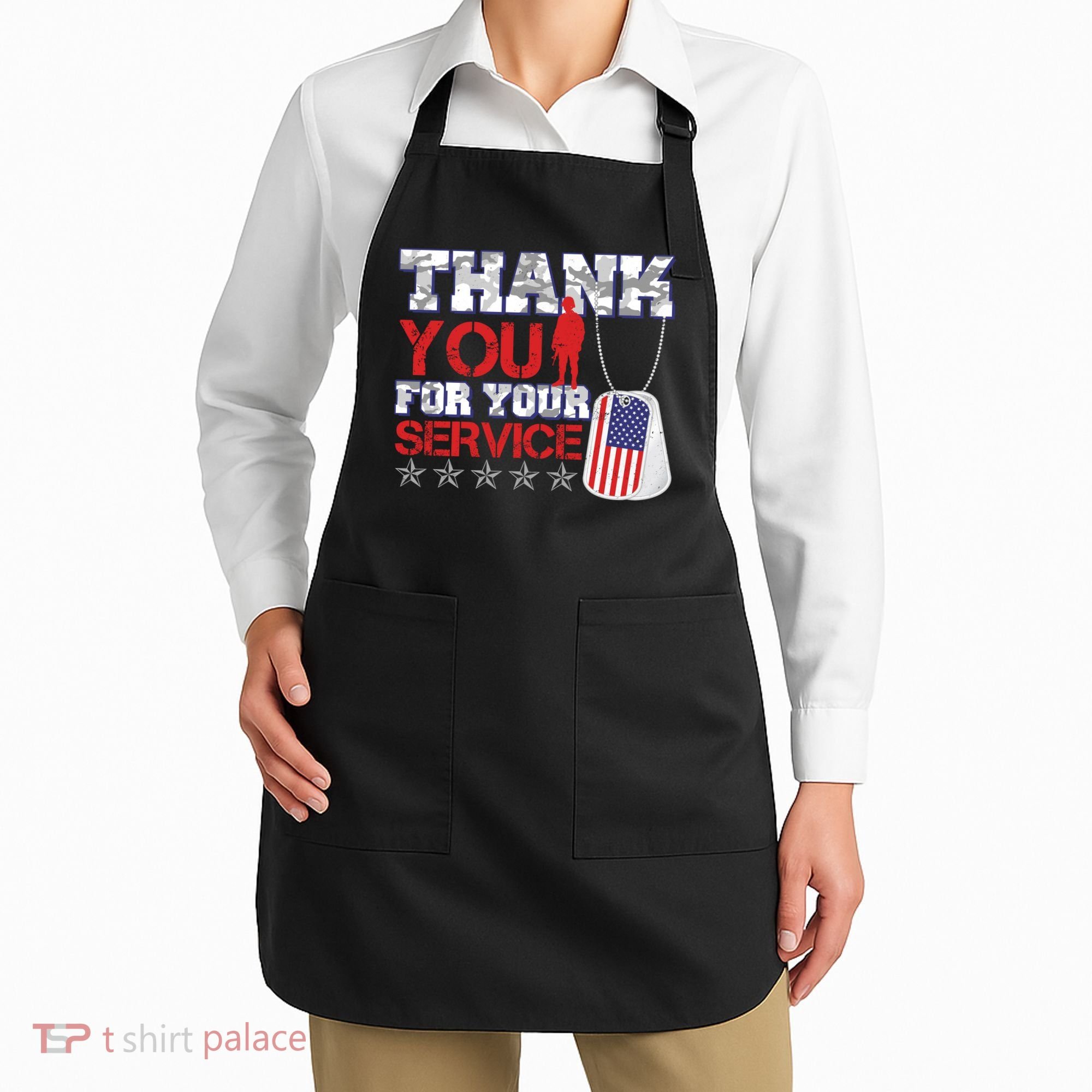 Thank You For Your Service Veterans Day Apron