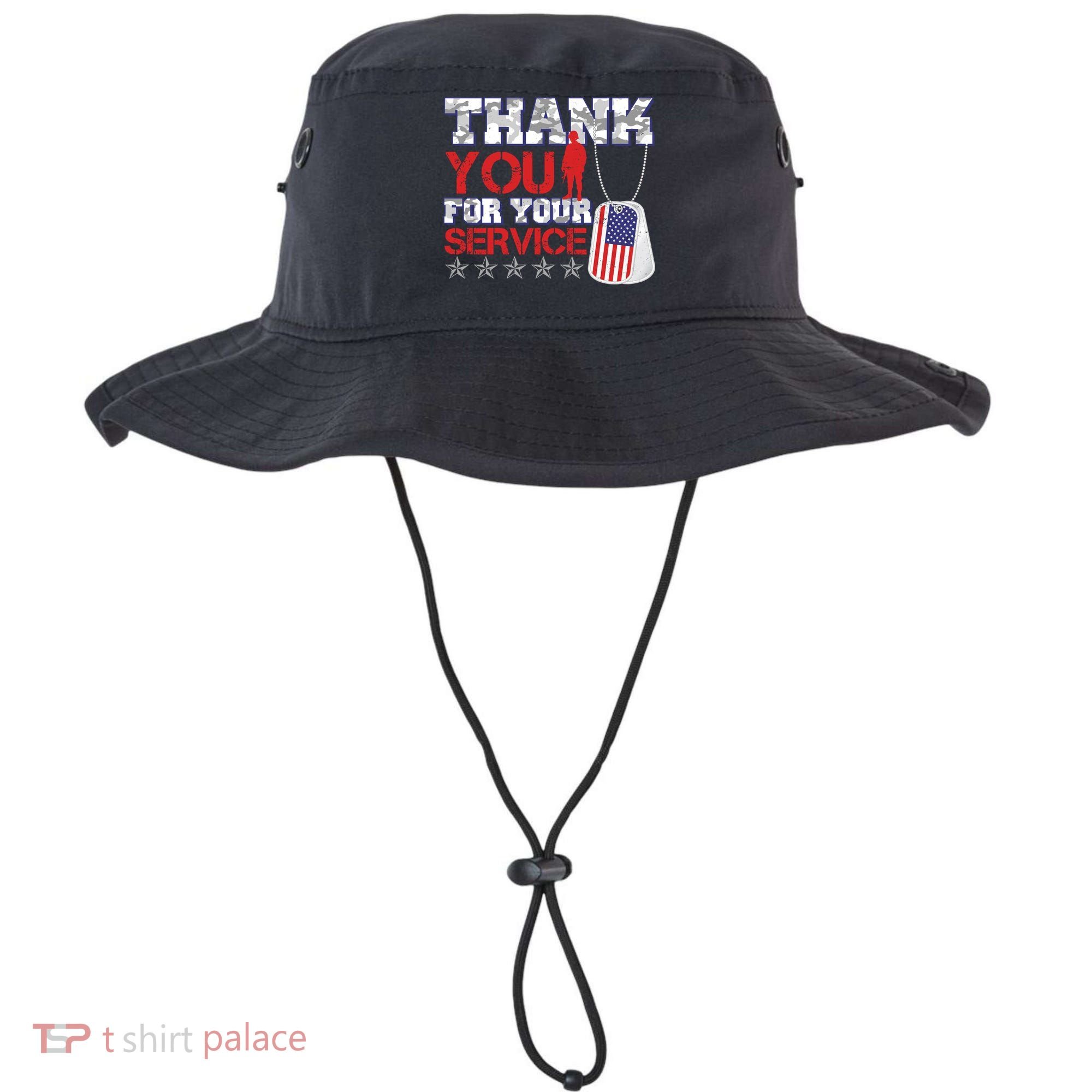Thank You For Your Service Veterans Day Bucket Hat