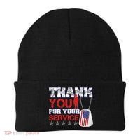 Thank You For Your Service Veterans Day Beanie thumb 0