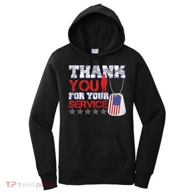 Thank You For Your Service Veterans Day Women's Hoodie