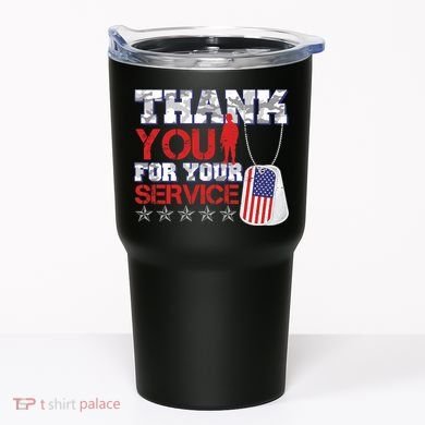 Thank You For Your Service Veterans Day Tumbler