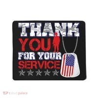 Thank You For Your Service Veterans Day Mousepad thumb 0