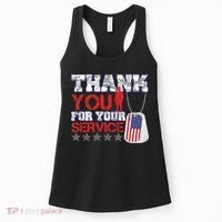 Thank You For Your Service Veterans Day Women's Tank Top thumb 0