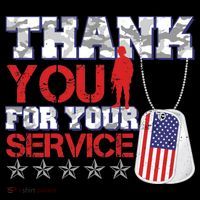 Thank You For Your Service Veterans Day Baby Bodysuit thumb 2