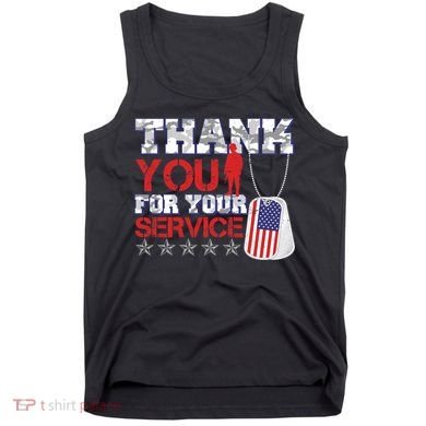 Thank You For Your Service Veterans Day Tank Top