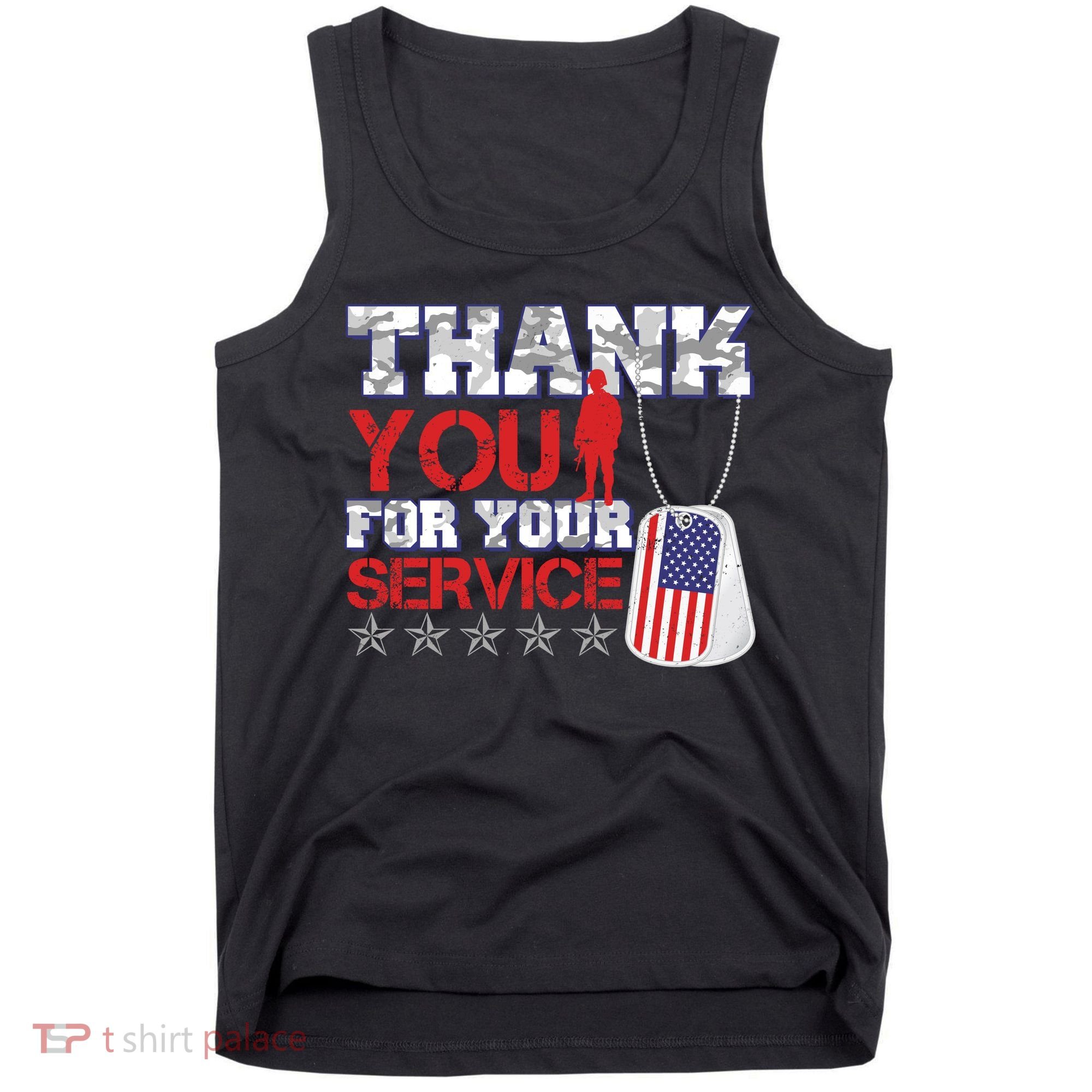 Thank You For Your Service Veterans Day Tank Top