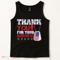 Thank You For Your Service Veterans Day Tank Top thumb 2